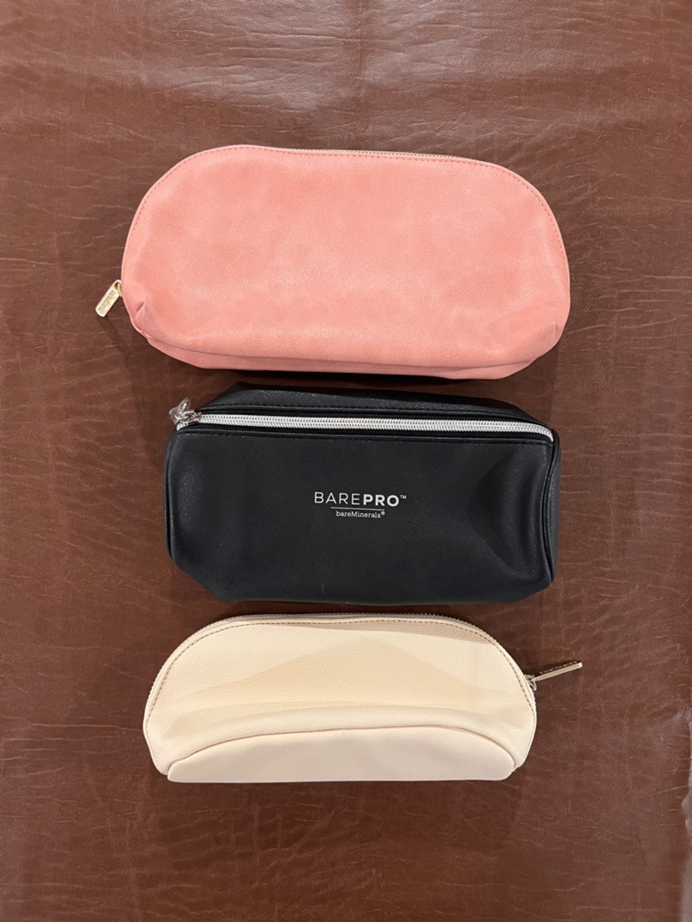 Bareminerals Cosmetic Bag Case Lot Of 3
